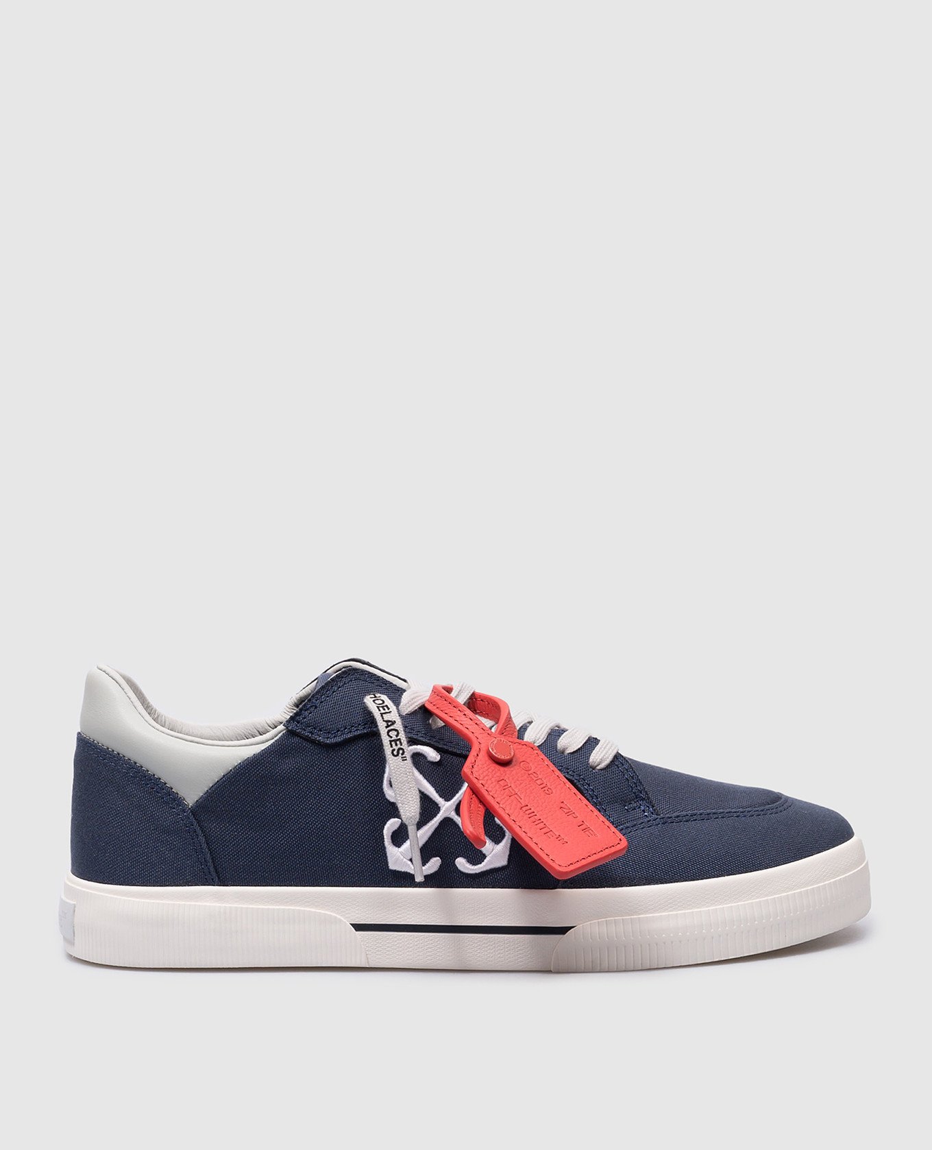 Blue sneakers with Arrow logo embroidery