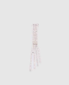 Max Mara Weekend Срібляста брошка ADDI з кристалами ADDI