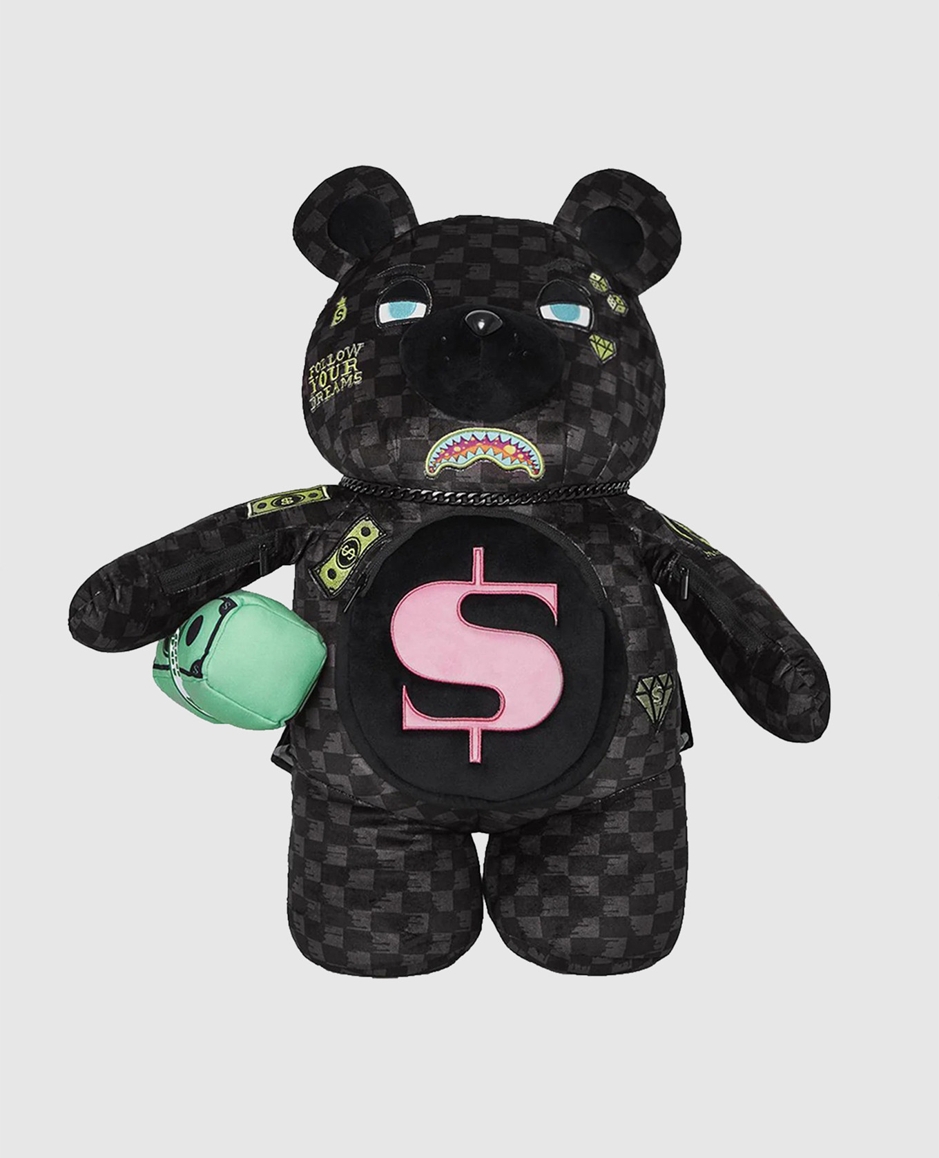 

Детский черный рюкзак MONEYBEAR TEDDY, Рюкзаки