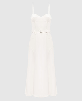 Ermanno Scervino Біла сукня-бюстьє D462Q325EGK