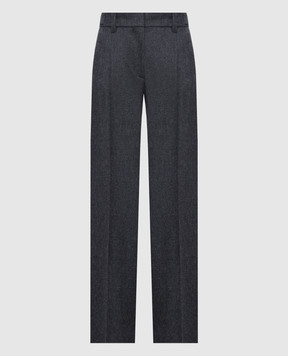 Brunello Cucinelli Сірі штани з вовни M038PP9051
