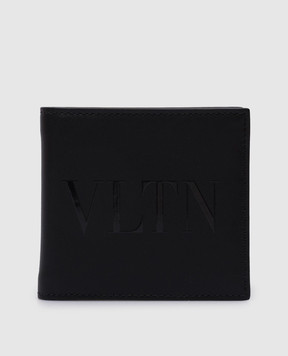 Valentino Черный кожаный портмоне VLTN 5Y2P0654VNA