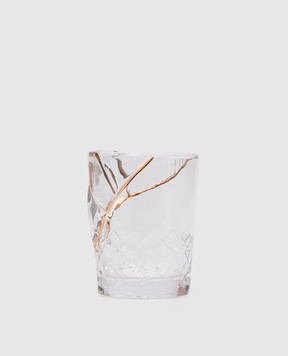 SELETTI Склянка Kintsugi з позолотою 24 карат 09656