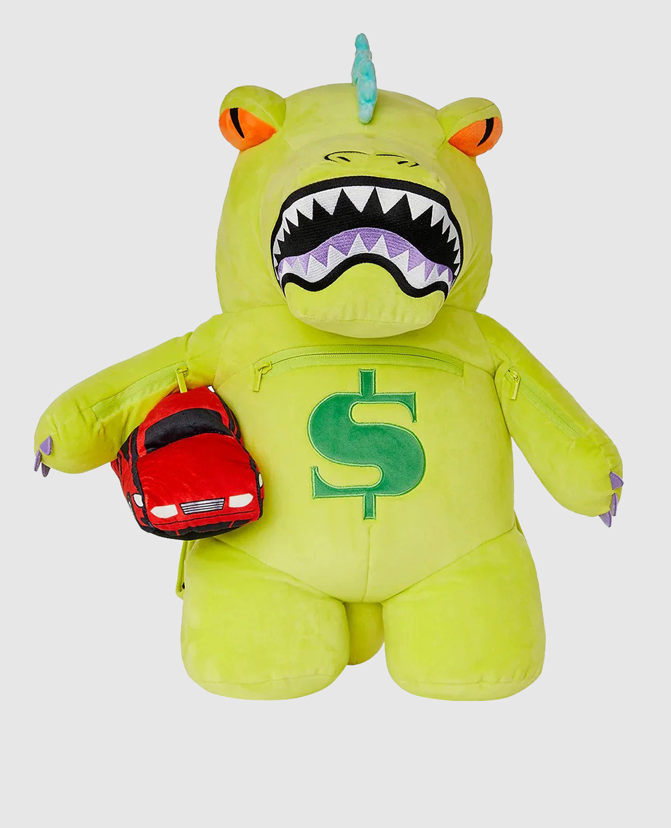 

Детский зеленый рюкзак Rugrats Reptar Growl, Рюкзаки