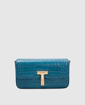Tom Ford Голубой кожаный клатч WALLIS L1835LCL395X