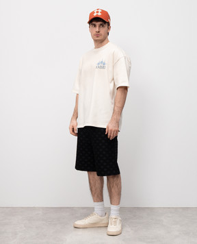 AMIRI Бежева футболка STARBURST AMJYTE1179