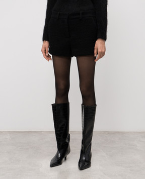 16Arlington Черные шорты Inga букле с шерстью TR122AW2501