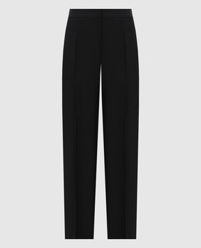 Jil Sander Чорні штани з шовком J02KA0294J65005