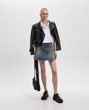 Alexander McQueen Біла сорочка з короткими рукавами 819066QAAAD
