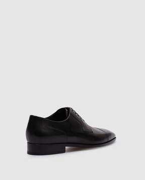 Stefano Ricci Черные кожаные оксфорды UO01C5250VAN