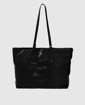 Ann Demeulemeester Черная кожаная сумка-тоут Bes B0012622LT137
