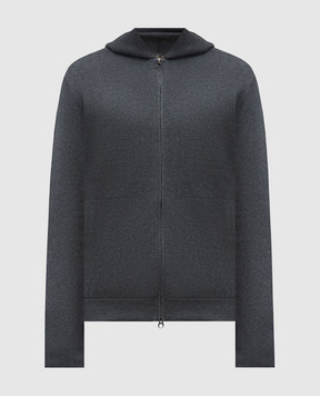 Loro Piana Сіра спортивна куртка з кашеміром FAO9742