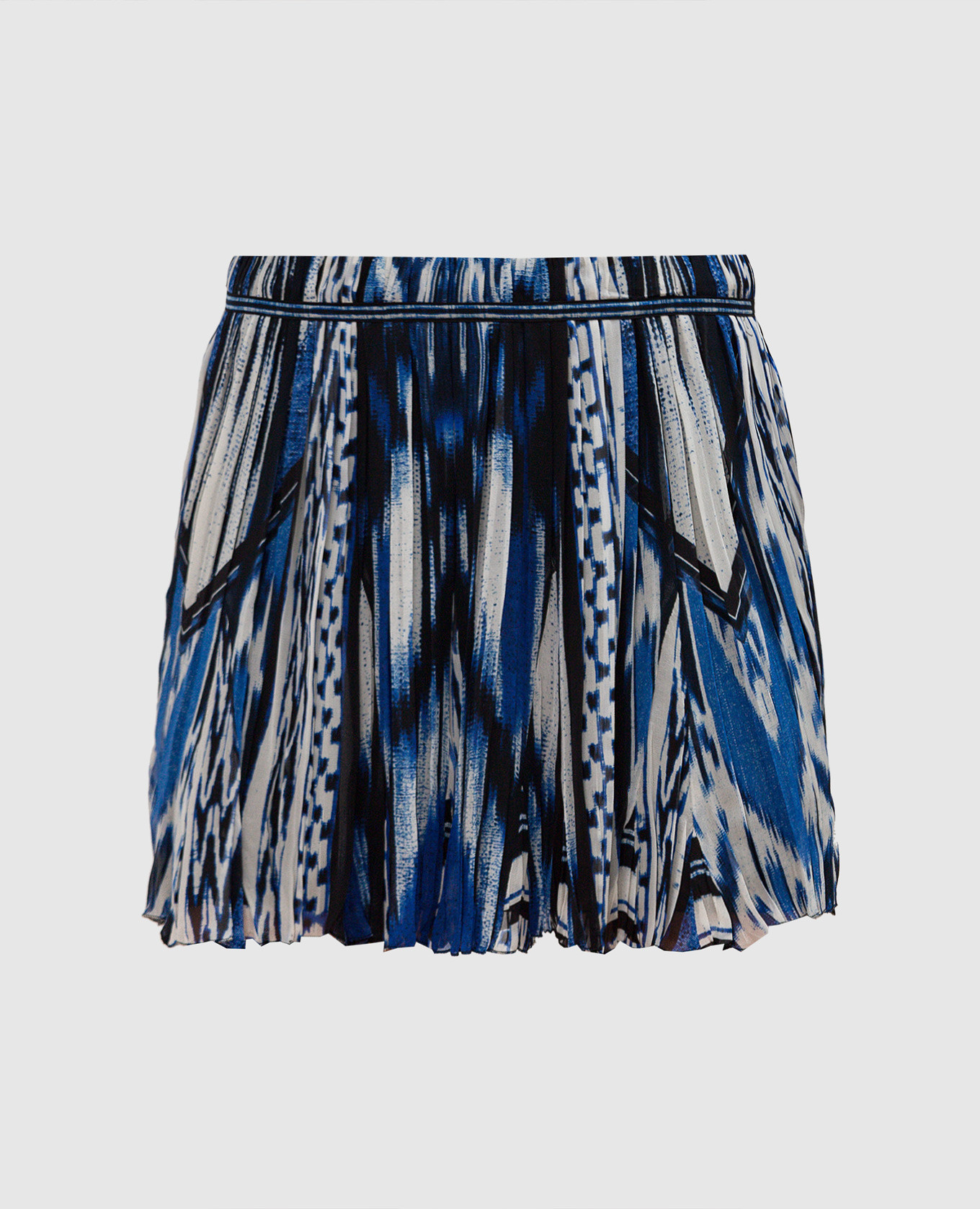 

Юбка мини с принтом, Разноцветный, Юбки-а-силуэта