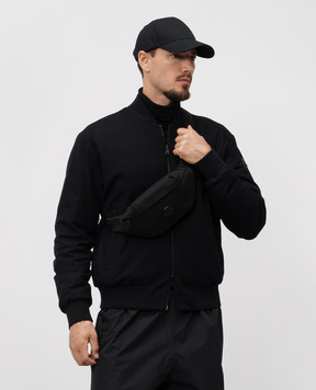Moncler Черная поясная сумка с логотипом Durance K109A5M00001M6256