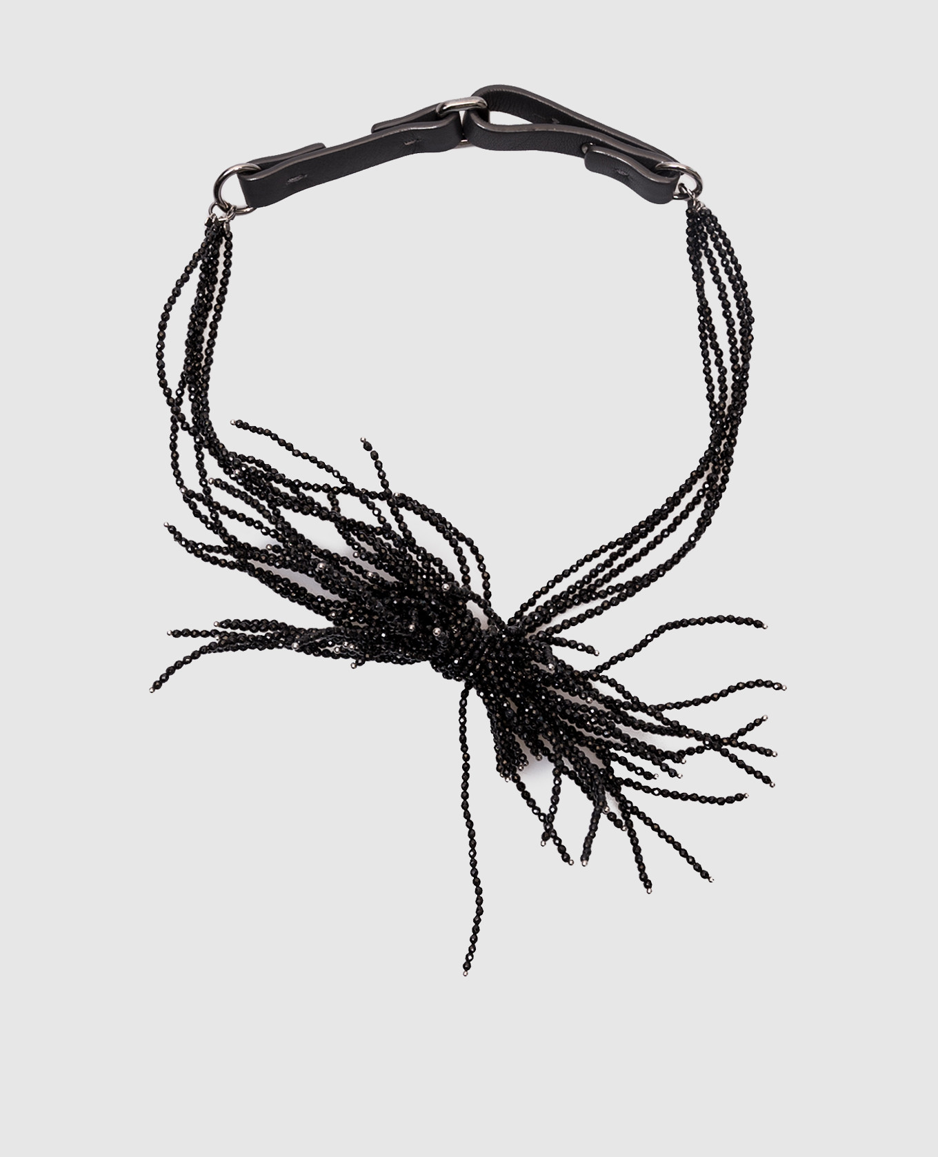 

Черный многослойный чокер, Ожерелья