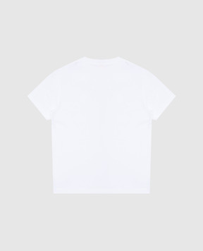 Off-White Дитяча біла футболка з логотипом OGAA001S25JER003