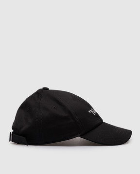 Off-White Черная кепка с контрастной вышивкой OMLB069F24FAB00E