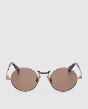 Max Mara Серебряные очки SAFIYE с логотипом SAFIYE