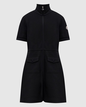 Moncler Чорна сукня з логотипом K10938I00012899V9