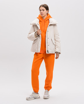 Mackage Оранжевые джогеры с фактурным логотипом NEVR