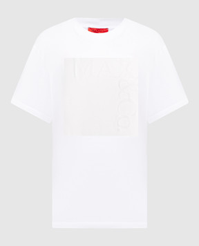 Max & Co Белая футболка TEE с принтом логотипа TEE