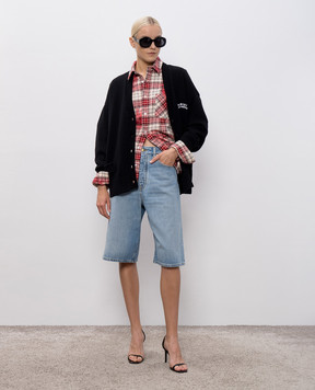 AMIRI Чорний кардиган з логотипом AWKNCD1027