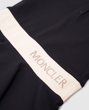 Moncler ENFANT Дитяча синя сукня з логотипом K19548I00001899YV810