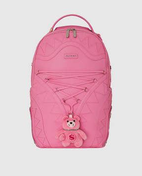 Sprayground Дитячий рожевий рюкзак BABY BEAR BADDIE BOSS 910B7682NSZ