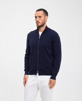 Brunello Cucinelli Синий кардиган из кашемира M2200106