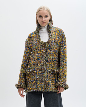 Etro Пальто с шерстью с люрексом WRBA002799TT902