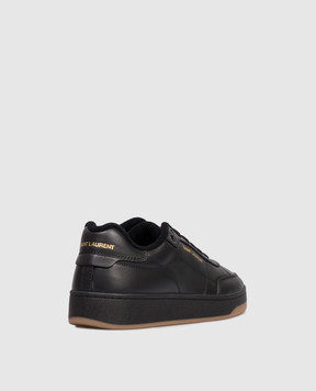 Saint Laurent Чорні шкіряні кросівки SL/61 81947600N00