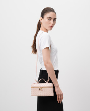 Bottega Veneta Рожева шкіряна сумка крос-боді Bang Bang 789109V3IV1
