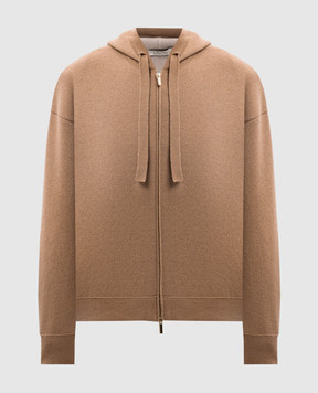 Max Mara Спортивная куртка CENTRO из шерсти и кашемира с узором логотипа. CENTRO