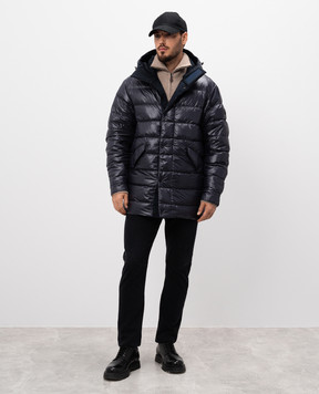 Moncler Синяя двухсторонняя пуховая куртка Fowey J20911A0012157843