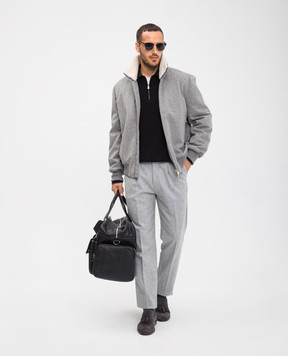 Brunello Cucinelli Черный джемпер из кашемира M2229525