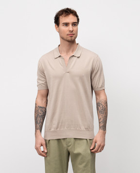 Cashmere&Whiskey Бежевое поло MB004B