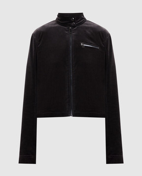 Magda Butrym Коричнева оксамитова куртка JACKET02132725