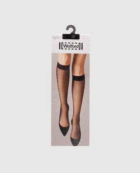 Wolford Чорні гольфи Individual 10 Den 31241