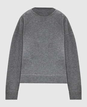 Jil Sander Серый свитер из шерсти и кашемира J02GP0182J14726