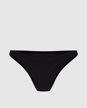 Wolford Черные трусики Cotton contour tanga 69706