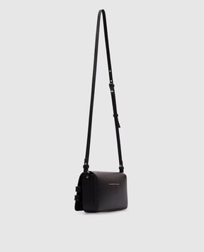 Maison Margiela MM6 Чорна шкіряна сумка крос-боді SB6WG0018P8327