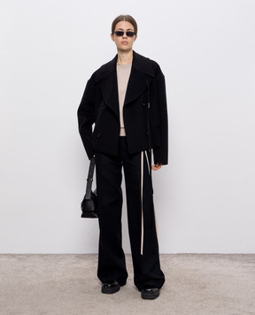 Ann Demeulemeester Бежевий джемпер Nemi з кашеміром та шовком B0012515KN055