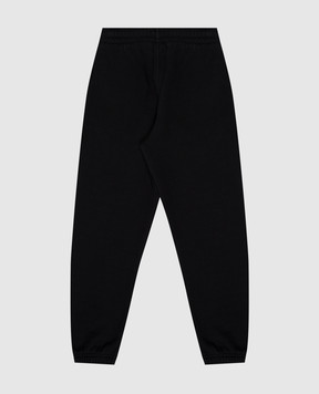 Off-White Детские черные джогеры с принтом логотипа OBCH001C99FLE003