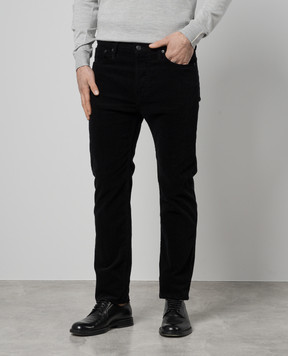 Tom Ford Чорні вельветові штани DPR001DMC009S23