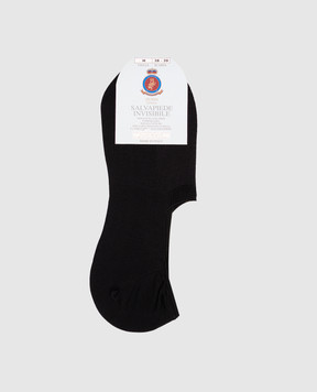 RiminiVeste Черные носки-следы WN8005SALVAPIEDE