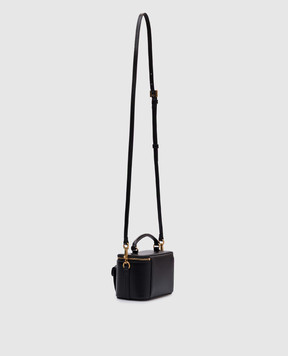 Valentino Черная кожаная сумка кросс-боди VLogo 6W2P0Z86ZXL