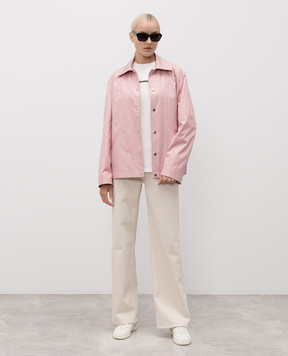 Jil Sander Белый лонгслив с принтом логотипа J40GC0117J20103