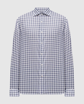 ISAIA Синя сорочка в клітинку IM10TCC9886