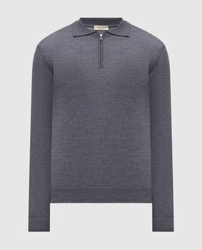 Cashmere&Whiskey Серое поло из шерсти мериноса 94394Z