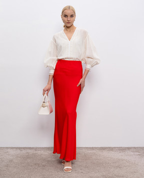 Twinset Бежевая блуза с люрексом 251TT2381